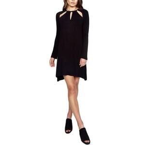 Michael Lauren Reef Mini Shirt Dress Cut Outs Women Medium LBD Revenge Coquette